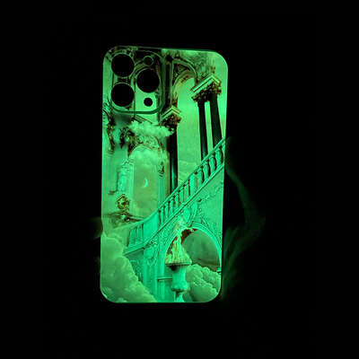 Luminous Phone Case Custom Mobile Case Online Mesin Pemotong Kulit Belakang DQ-MB