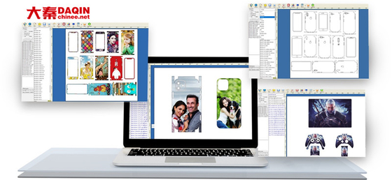 Membuat Mesin Pemotong Daqin Stiker Gambar Khusus Untuk Ponsel Atau Laptop