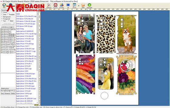 Daqin Ponsel Stiker Cutting Plotter Software Gratis Template Fullbody Die Cut Stiker Vinyl Mesin Pemotong Kulit A3