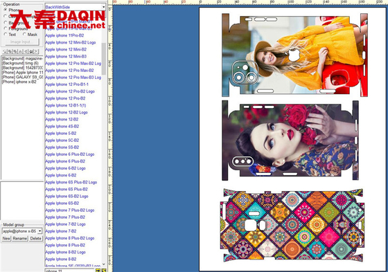Daqin Custom Die Cut Vinyl Stiker Mesin Beauty Master Software Untuk Memotong