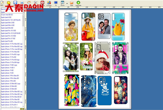 Membuat Mesin Pemotong Daqin Stiker Gambar Khusus Untuk Ponsel Atau Laptop