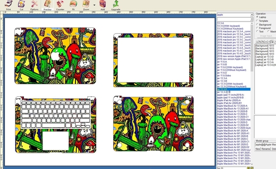 Notebook Decal Laptop Skin Membuat Mesin 3m Vinyl Macbook Stiker Pelindung Perangkat Lunak