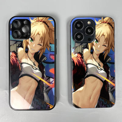 Kaca Tempered Sublimasi Kosong Kasus Telepon Untuk Iphone XR