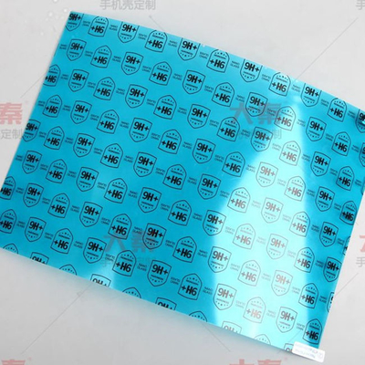 6H 9H Ponsel Kembali Bahan Baku Pelindung Layar Kaca Tempered Nano