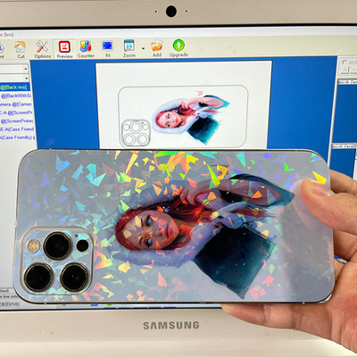 Daqin 3D BTS Penutup Telepon Kustom Online Untuk Pembuatan Tempered Galss