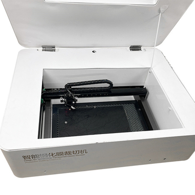 Mesin Pemotong Kaca Tempered Ponsel 40W Dengan Perangkat Lunak Potong Laser Daqin