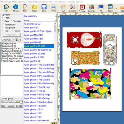 Mesin Cutting 3m Hydrogel Stiker A3 Mesin Pemotong Kulit Daqin Die Cut Sticker Maker