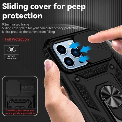 DAQIN Mobile Accessories Ide Bisnis TPU Phone Case With Holder Anti Gravity