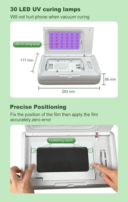 Film 395 NM Uv Light Screen Protector Uv Curing Cut Machine