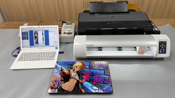 Desain Mesin Pembuat Kulit Laptop OEM, Mesin Press Panas Kulit Laptop