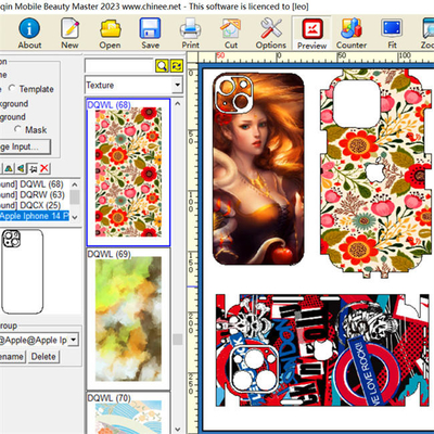 Garansi 1 Tahun Mobile Skin Cutter Daqin Design Program Cameo 4 Plotter Mobile Screen Protector Cutter