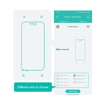 Daqin IDSKIN Mobile Screen Protector Making Machine For Phone Screen Protector Zero+ Universal Screen Film Cutter Versi GB