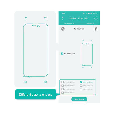 Hot Cell Screen Protector Hydrogel Film Screen Protector Mesin Pemotong Untuk Mesin Pemotong Film TPU Untuk Iphone 13 Ipad
