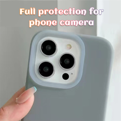Ponsel Tahan Guncangan Penutup Belakang Ponsel Jelly Kasus Silikon Cair untuk Iphone 14 / 14PRO / 14 PRO MAX / 13 / 13PRO