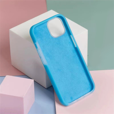 Ponsel Tahan Guncangan Penutup Belakang Ponsel Jelly Kasus Silikon Cair untuk Iphone 14 / 14PRO / 14 PRO MAX / 13 / 13PRO