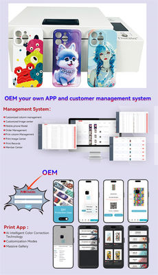 Kasus telepon 3D Sublimasi Vacuum Mesin Pencet Panas