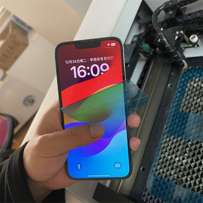 Daqin Mobile Phone 3D Tempered Glass Screen Protector Mesin Pemotong Laser Dengan Pembaruan Model Gratis
