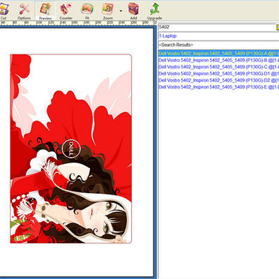 Mesin Pembuat Skin Laptop Dengan Template Laptop Dan Tanpa Batas Pemotongan Mendukung Desain Skin Laptop Kreatif