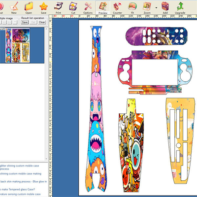 Daqin Laptop Skin Making Machine dan Laptop Skin Design Software Cutting Machine untuk kulit laptop pribadi
