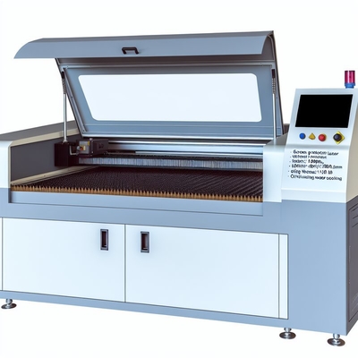 Mesin Pemotong Laser Pelindung Layar Ketebalan Pemotongan Di Bawah 0.5MM dengan Model Pendingin Air Sirkulasi 1000*800*800mm