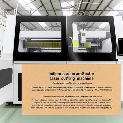 Lingkungan Kerja Indoor Didukung Screen Protector Laser Cutting Machine dengan Berat 40KG dan Format PLT