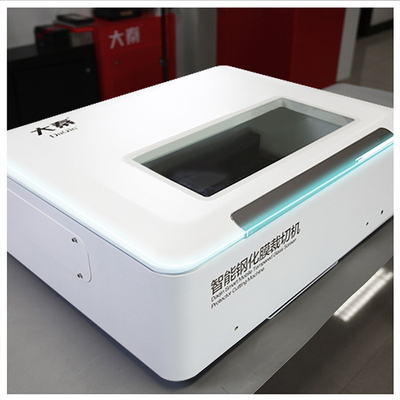 Daqin Nano Pelindung Layar Kaca Tempered Mesin Pemotong Laser 50W Dengan Ukiran