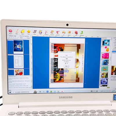 Mesin Pembuat Kulit Laptop Cetak Perekat PVC Full Body Die Cut Sticker Maker