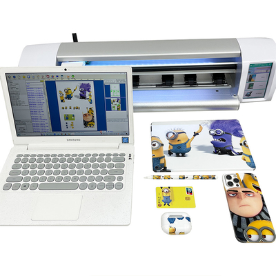 Daqin Laptop Skin Making Machine dan Laptop Skin Design Software Cutting Machine untuk kulit laptop pribadi