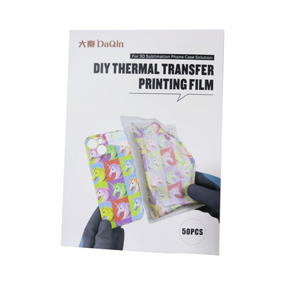 Film Transfer Panas Sublimasi 3D A5 50 Lembar Film yang Dapat Dicetak dengan Mesin Vakum 3D